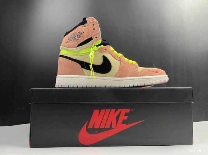 Rep Switch Air CW6576-800 Jordan Peach 1 High 0729